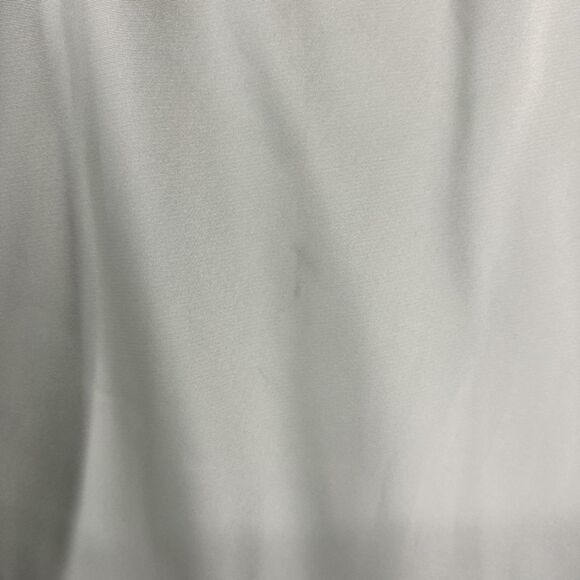 Zara Dress Womens Large Green Satin Ruched Midi Sleeveless Slit Elegant NWT L30 - Picture 7 of 16